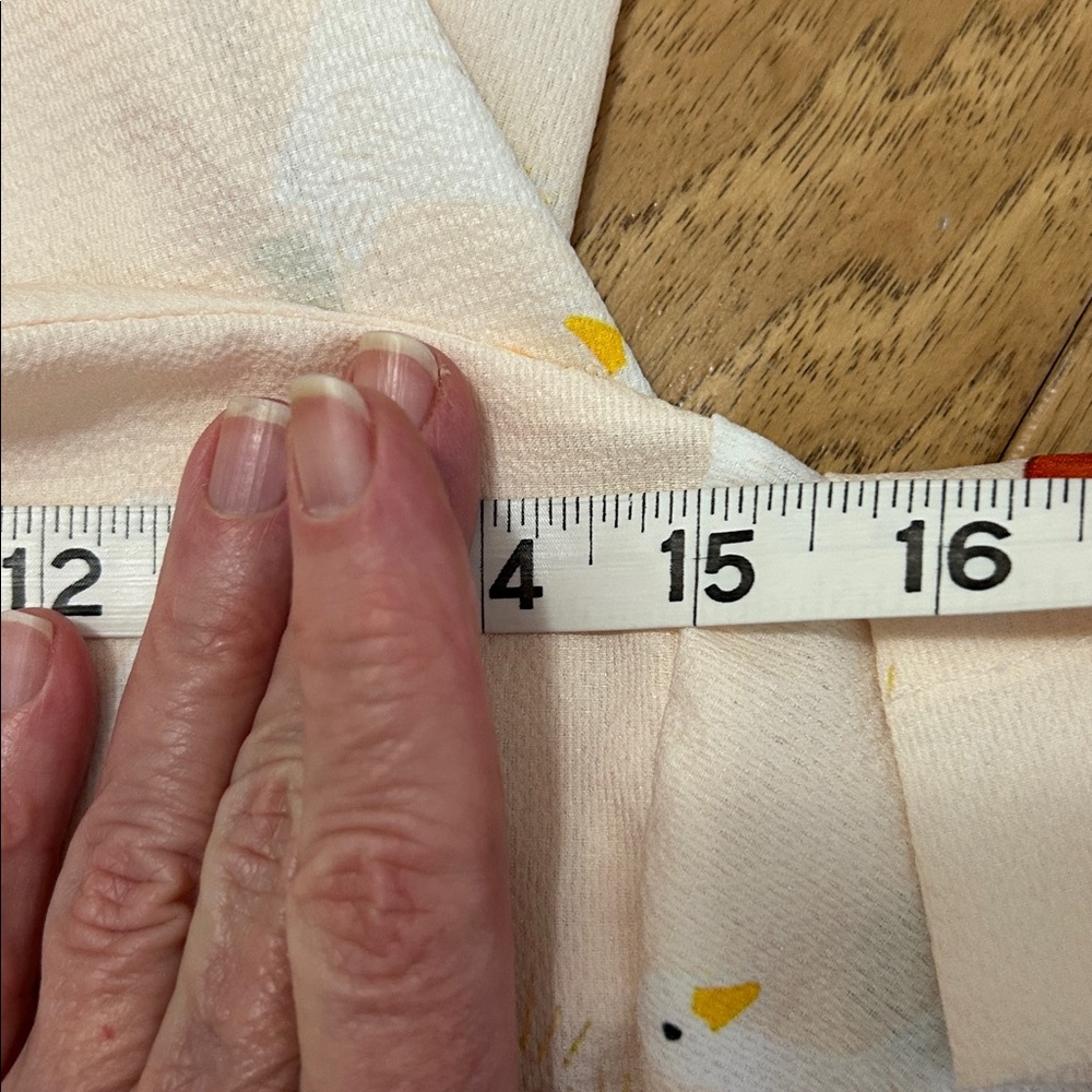 Duck Pattern Button up Blouse - Picture 11 of 11